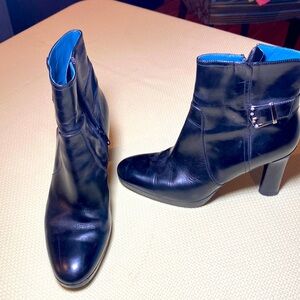 STYLISH Via spiga ITALIAN shoe boots with 3 1/2 inch heel